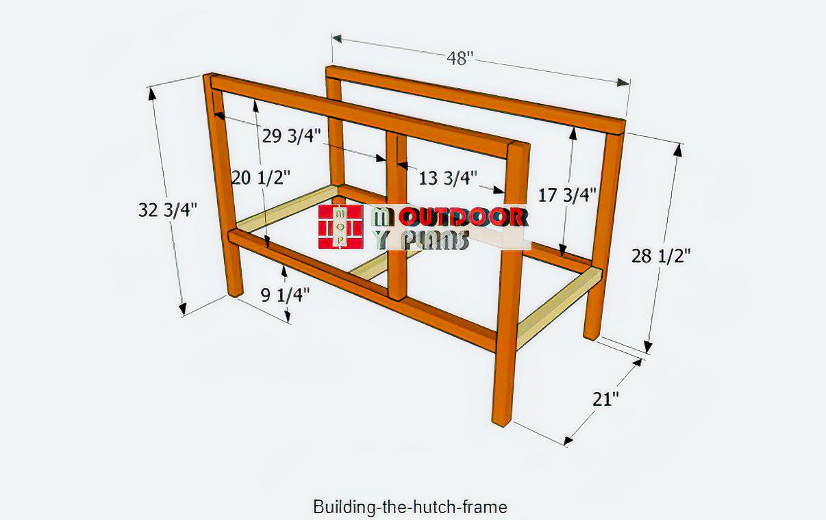 rabbit hutch frame